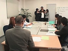Asian Babe Cute Group Sex Hairy Japanese Office Toys